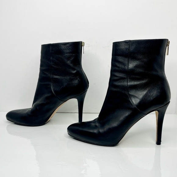 Jimmy Choo 110mm Leather Ankle Booties - Picture 5 of 10